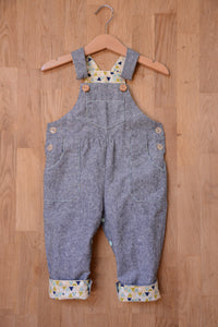 Frankie Dungarees & Dress (6mo-2years) - Kids Paper Sewing Pattern - Two Stitches Patterns