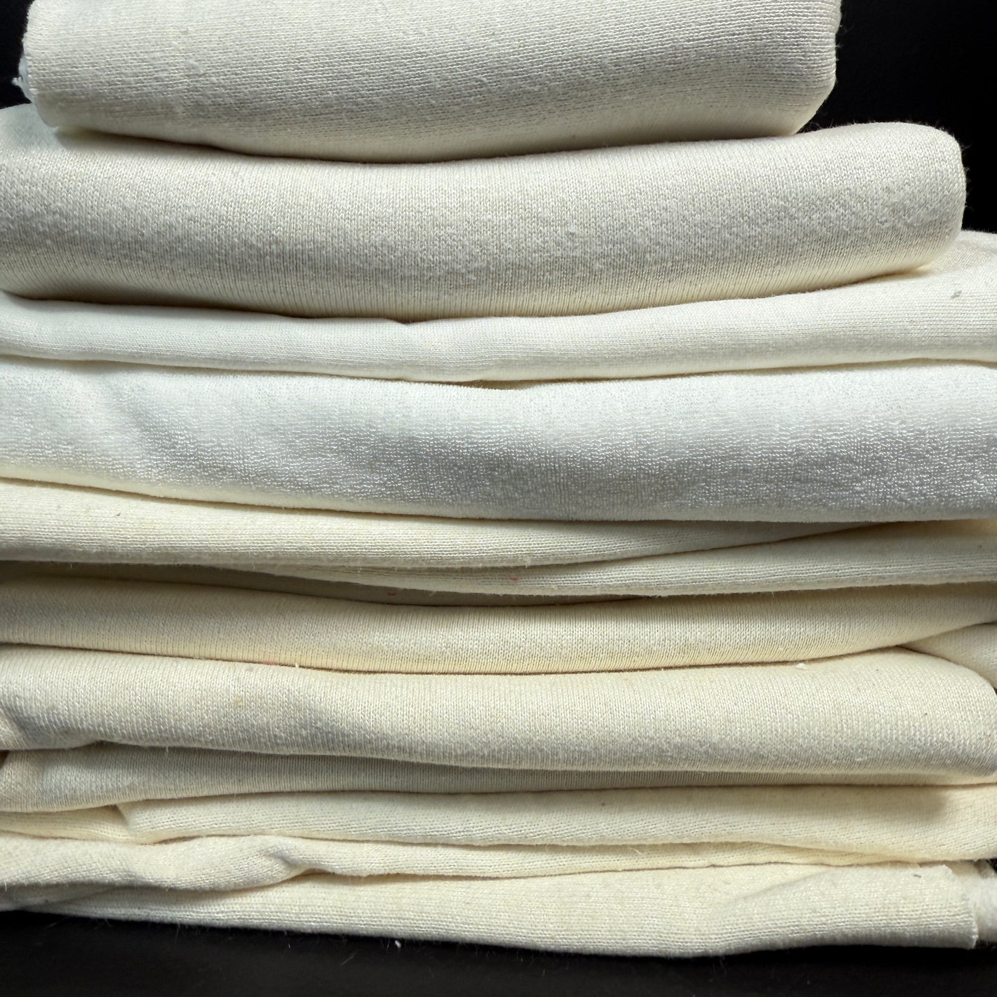 SALE BOX 1811C by Sale Box showcasing a variety of fabric options including hemp lyocel fleece and bamboo terry.