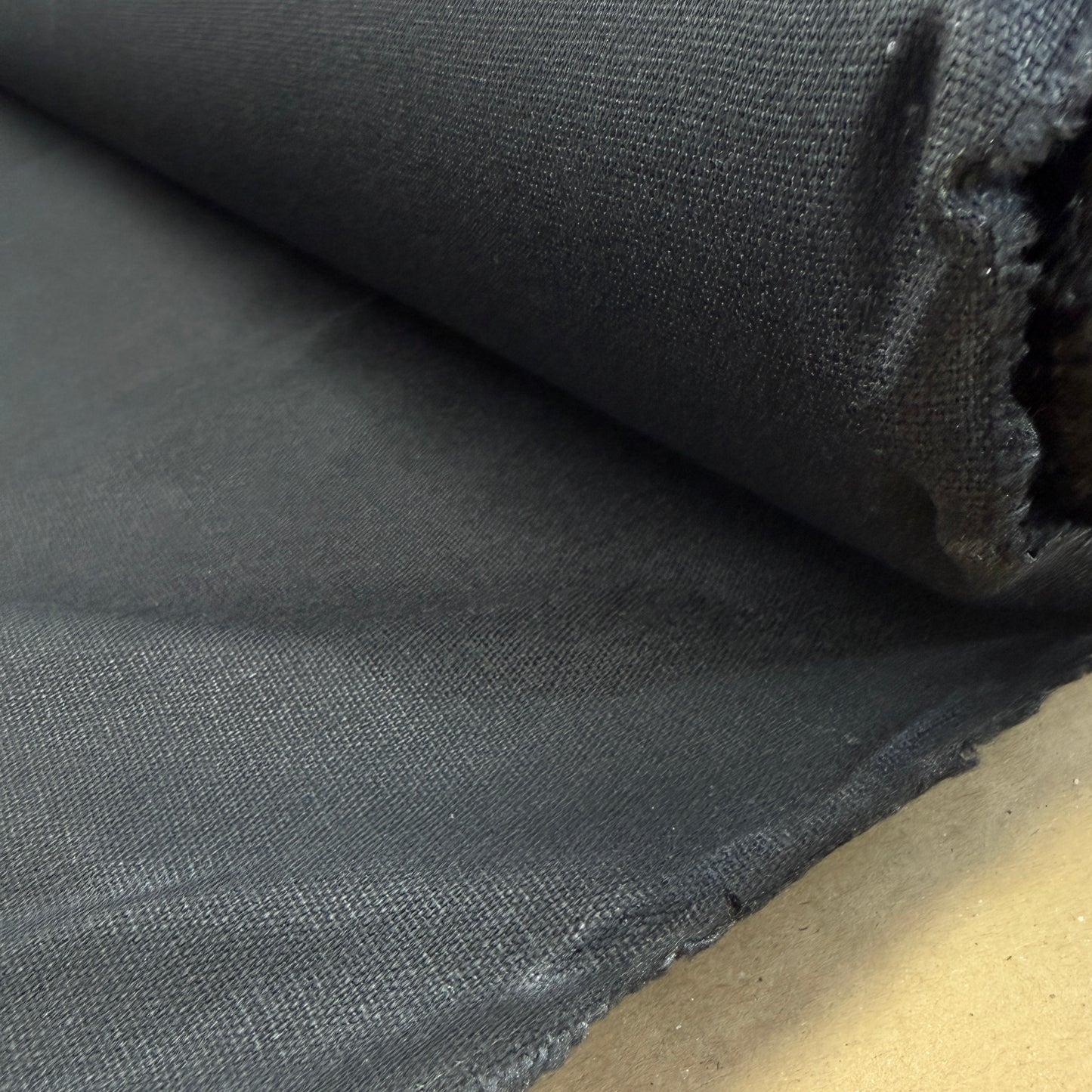 Bees Waxed 100% Cotton Canvas 10 oz - Jet Black