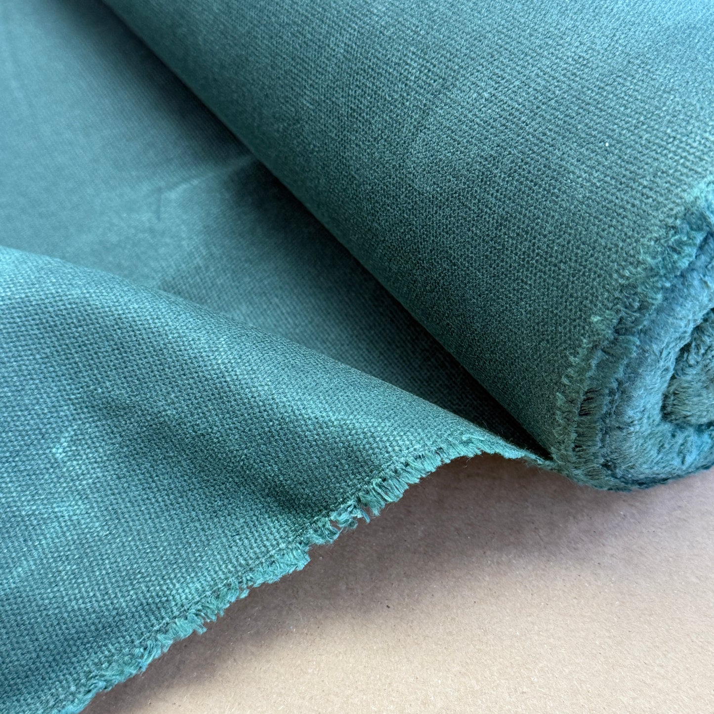 Bees Waxed 100% Cotton Canvas 16 oz. - Evergreen Teal