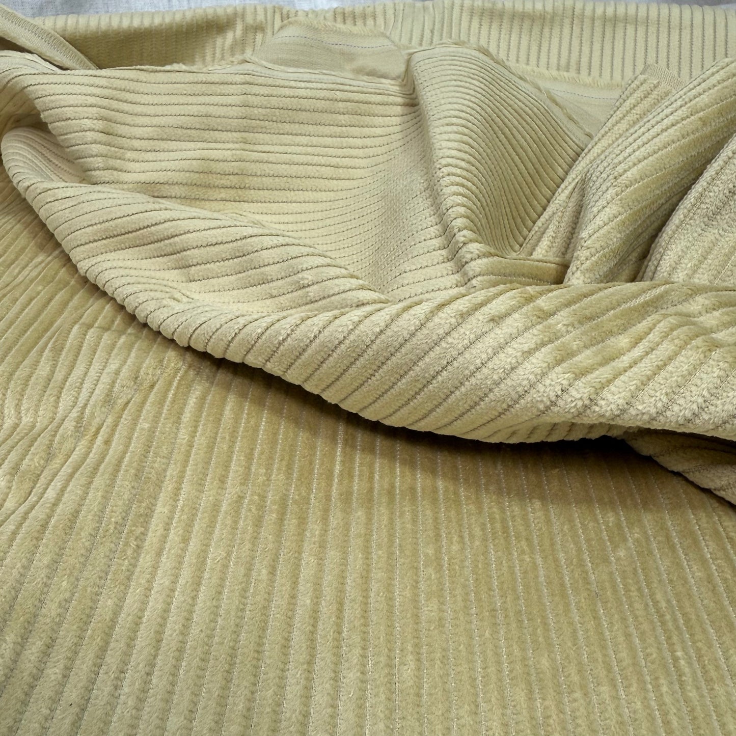 Organic Cotton 4.5 Wale Jumbo Corduroy - Buttercream