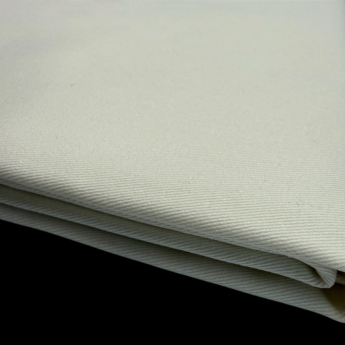 100% Cotton Canvas Twill - Winter White - 240 GSM
