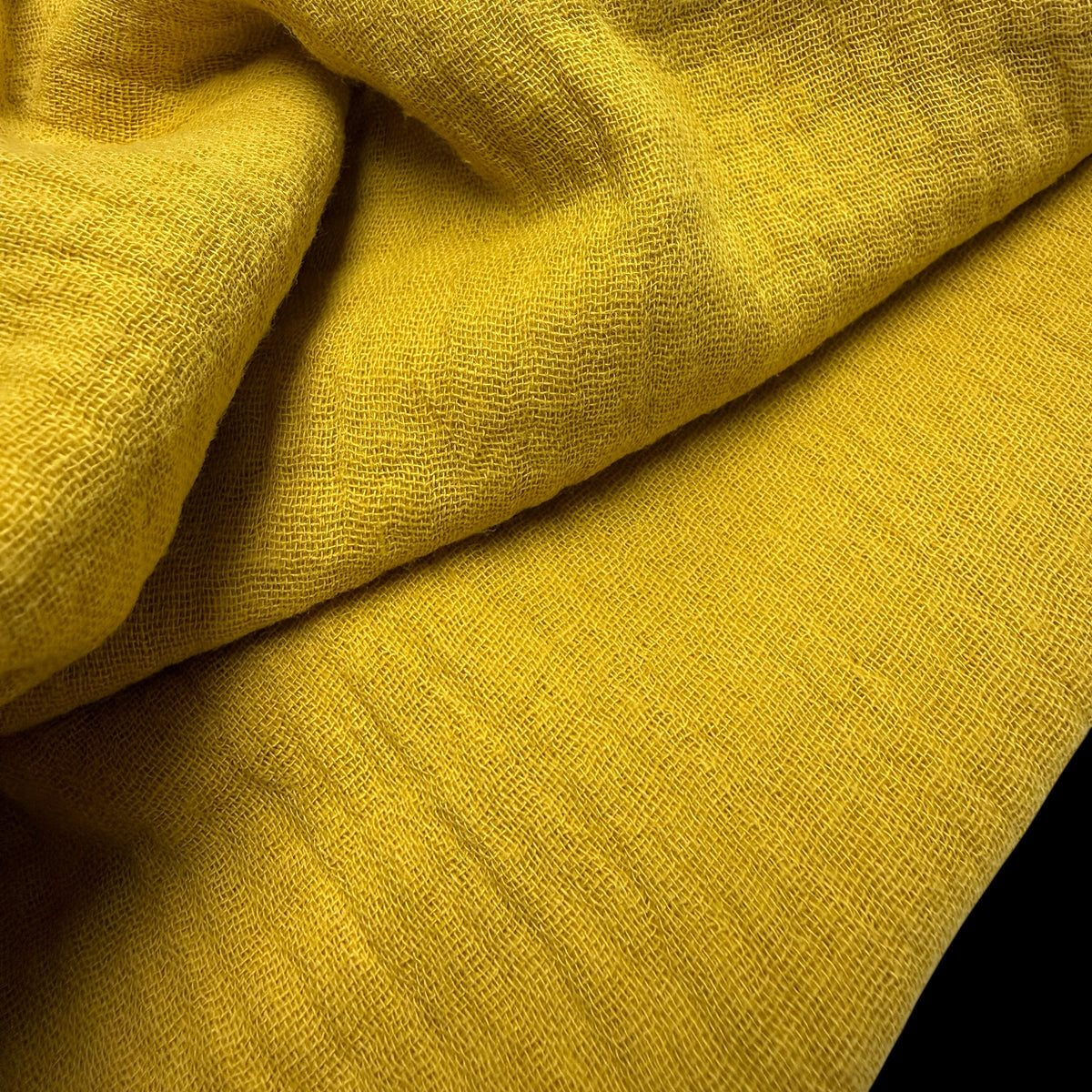 Organic Cotton Double Gauze - 120 GSM - Sunflower
