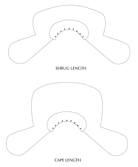 Quick Makes Corvus Stole - Paper Sewing Pattern - Sew Different