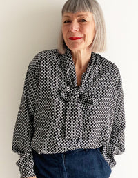 The Tie Front Blouse - PDF Pattern - The Makers Atelier