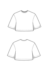 The Cropped T-Shirt - Paper Sewing Pattern - Juliana Martejevs