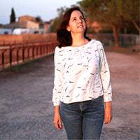 Esther Blouse Womens Paper Pattern - Wardrobe by Me