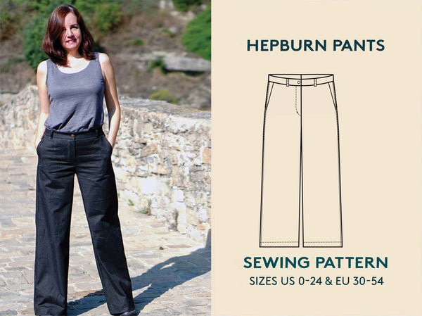 Hepburn Womens Paper Pattern - Wardrobe by Me