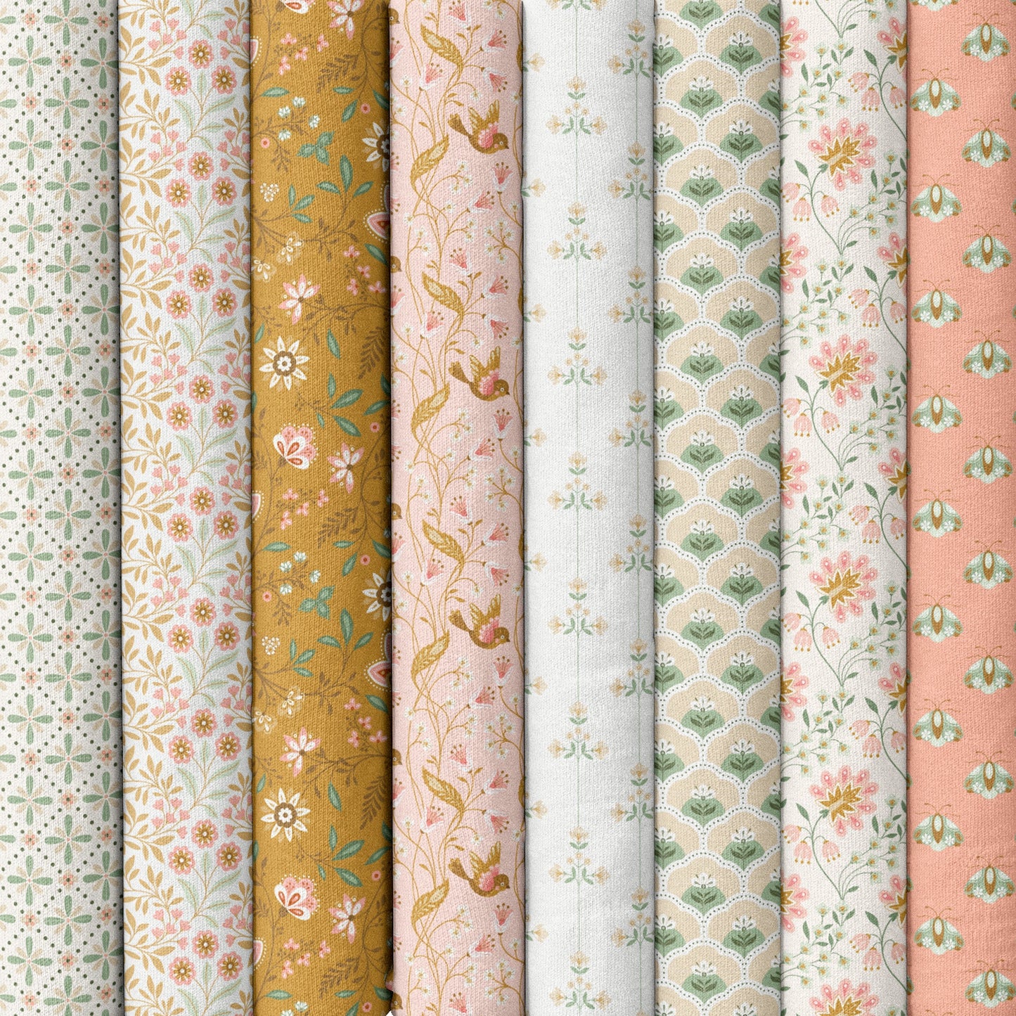 Aurelia - Vintage Charm - Dots & Glory - Cloud 9 Fabrics - Poplin - Simplifi Fabric