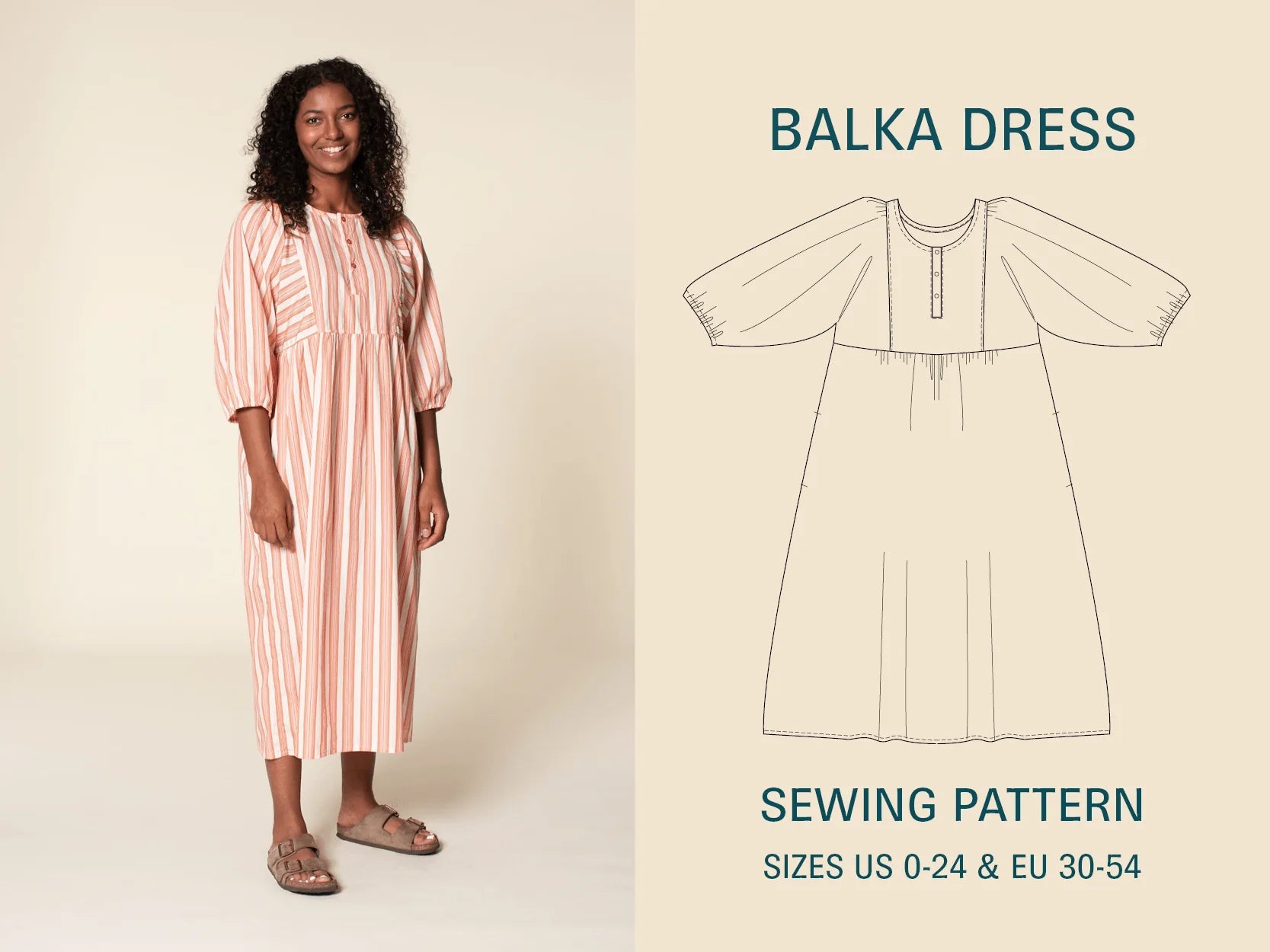 womens dress sewing patterns Balka Dress Sewing Pattern – Simplifi Fabric