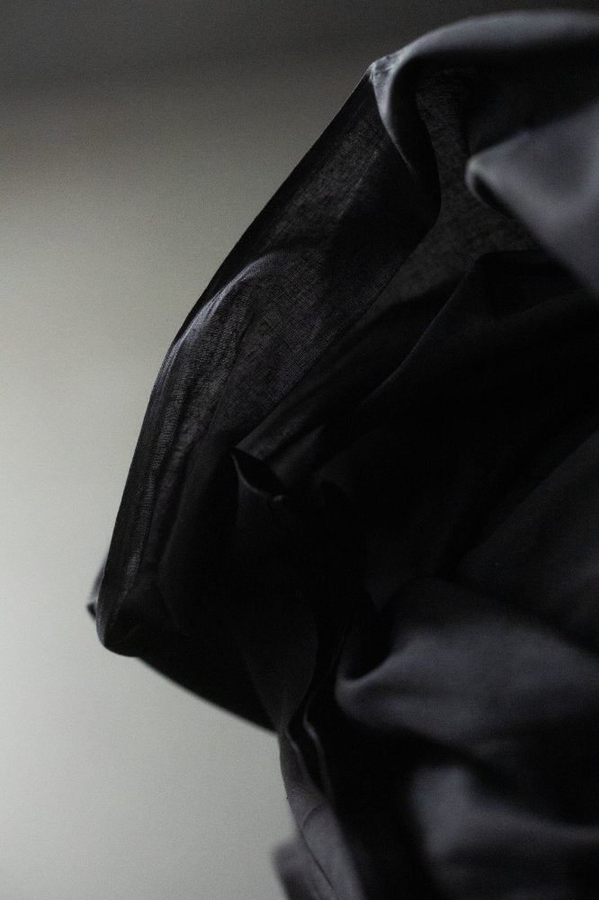 Black Cotton Muslin - Merchant & Mills - Simplifi Fabric