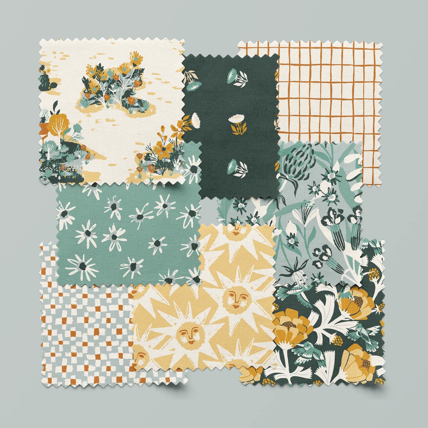 Bouquet - Pale Orange - Kindred Comforts - Tanya Celia - Cloud 9 Fabrics - Poplin - Simplifi Fabric
