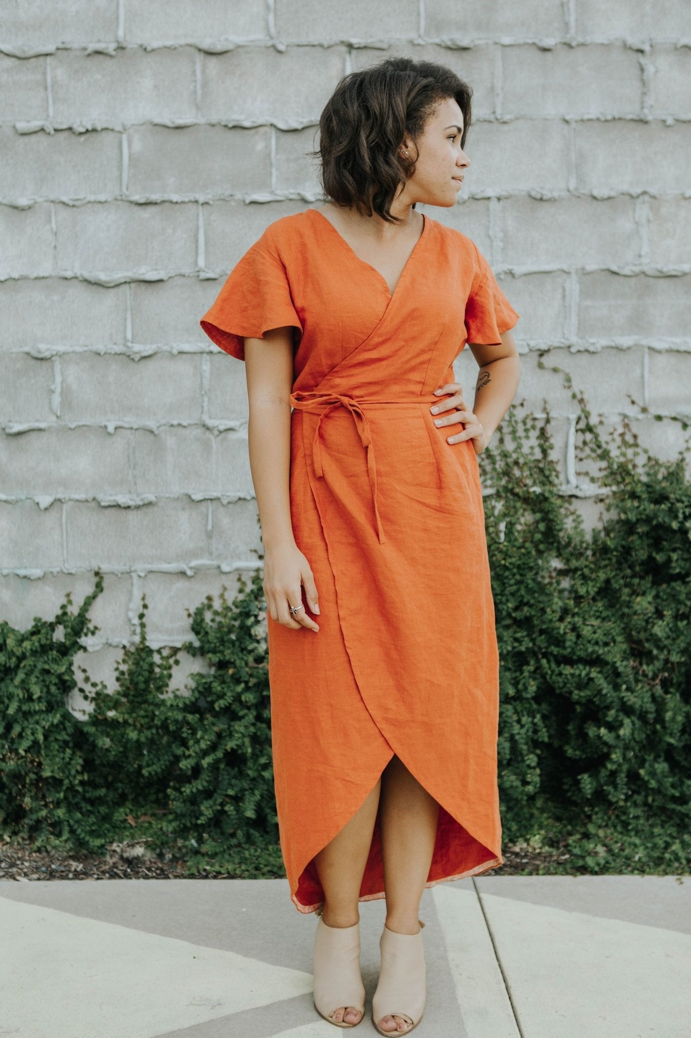 CharliAnne Wrap Dress - Paper Pattern - Sew to Grow Simplifi Fabric CharliAnne Wrap Dress - Paper Pattern - Sew to Grow Simplifi Fabric