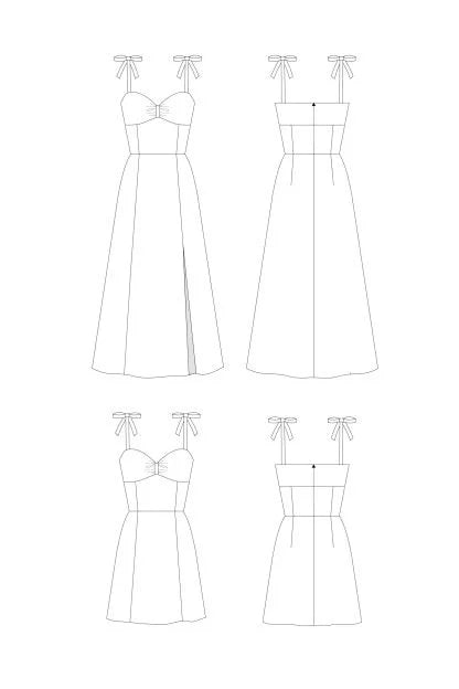 Chloe Dress PDF Pattern - Sew Love Patterns - Simplifi Fabric