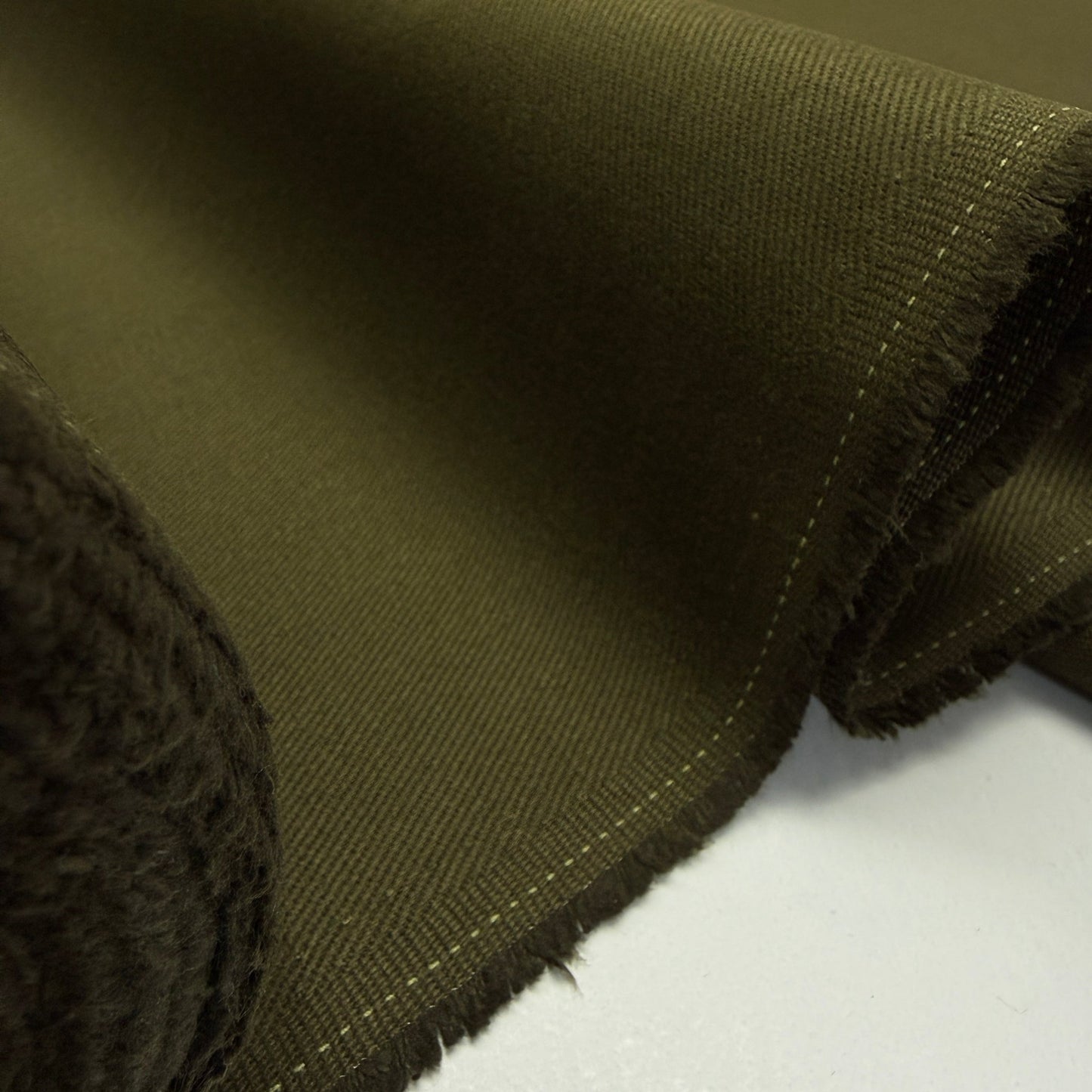 Cotton + Tencel Twill - Deep Olive Green - Simplifi Fabric