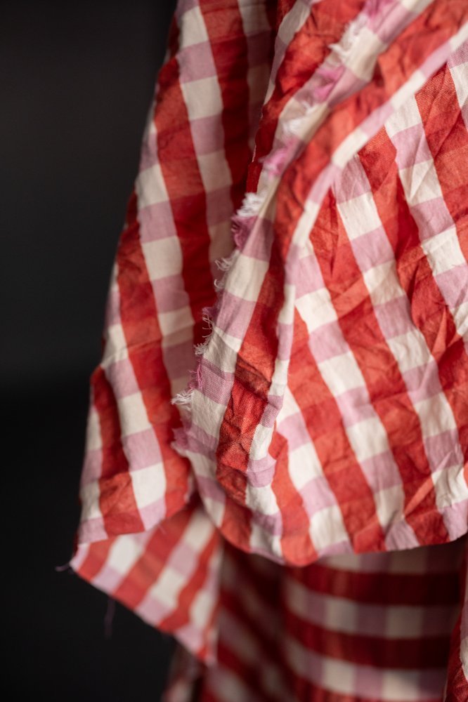 Cupid Gingham Indian Organic Cotton Seersucker - Merchant & Mills - Simplifi Fabric