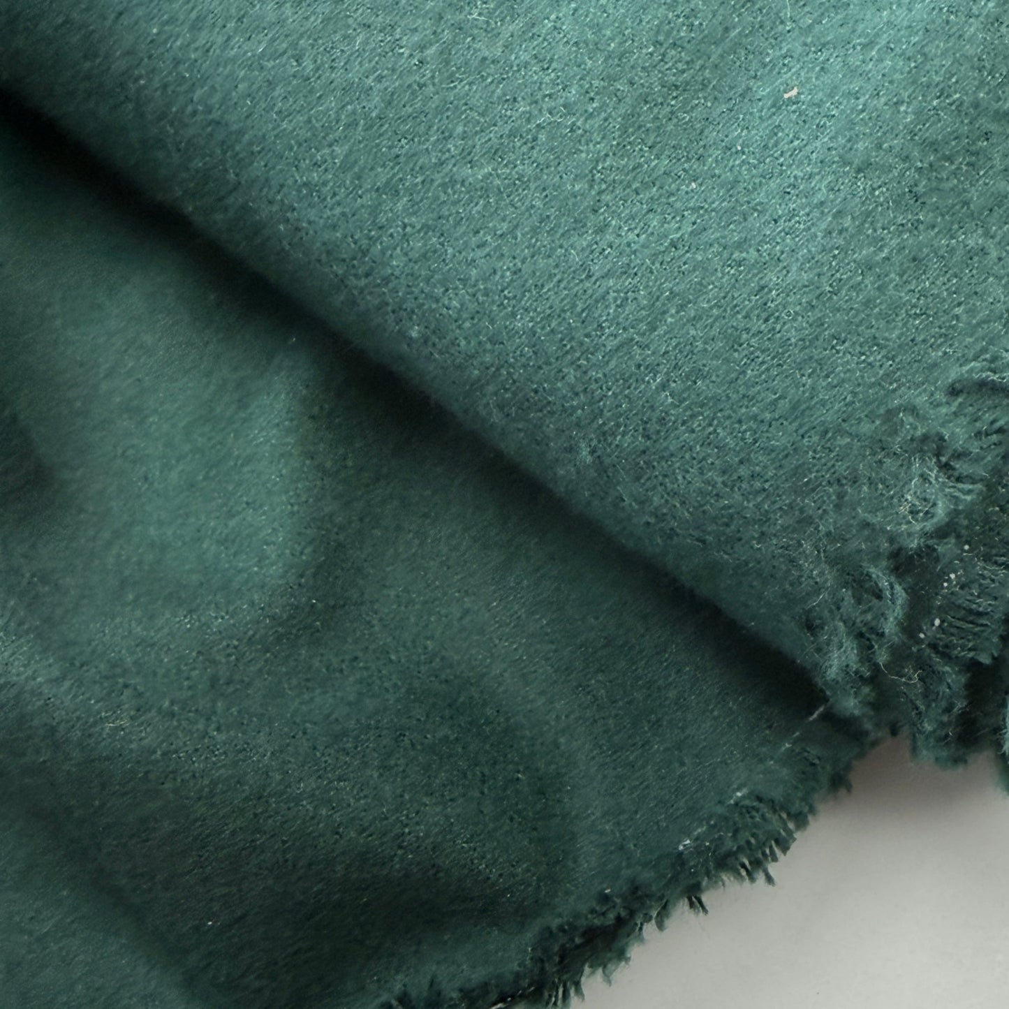Dark Emerald Green Flannel - Deadstock - Simplifi Fabric