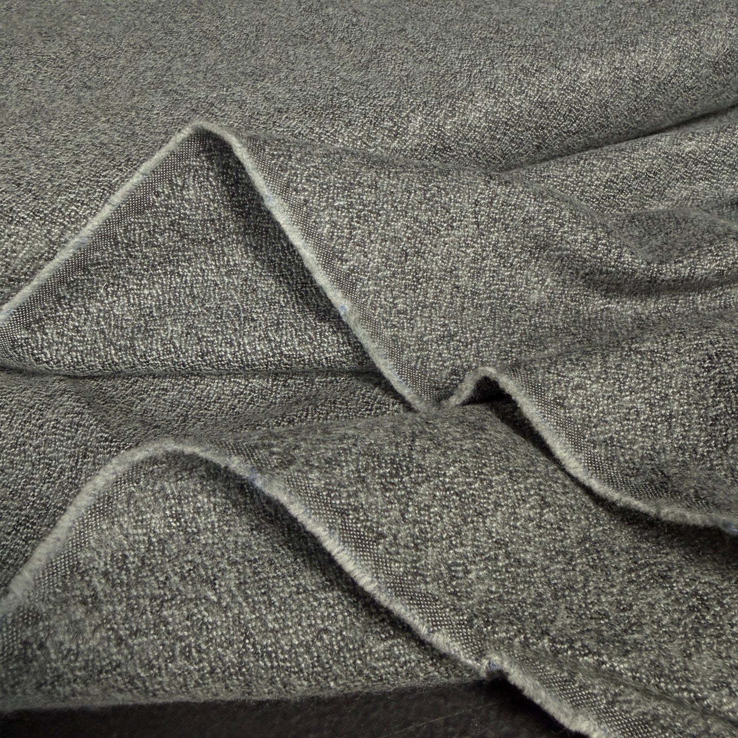 Dark Grey Flannel - Deadstock - Simplifi Fabric