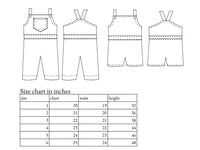 Lion Overalls Childrens Sewing Pattern - Fiona Hanna