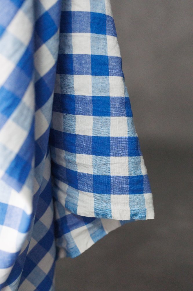 Kingsley Garden Party European Laundered Linen/Cotton Gingham Kingsley Garden Party European Laundered Linen/Cotton Gingham