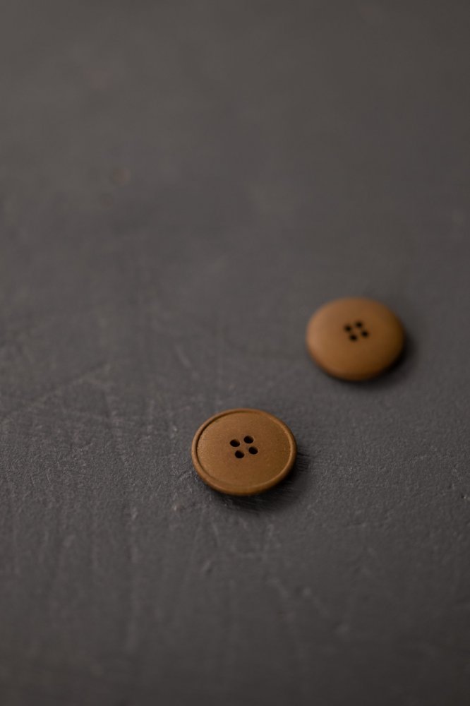Hemp Button - Various Colors - European Import - Merchant & Mills - 15mm or 20mm - Simplifi Fabric