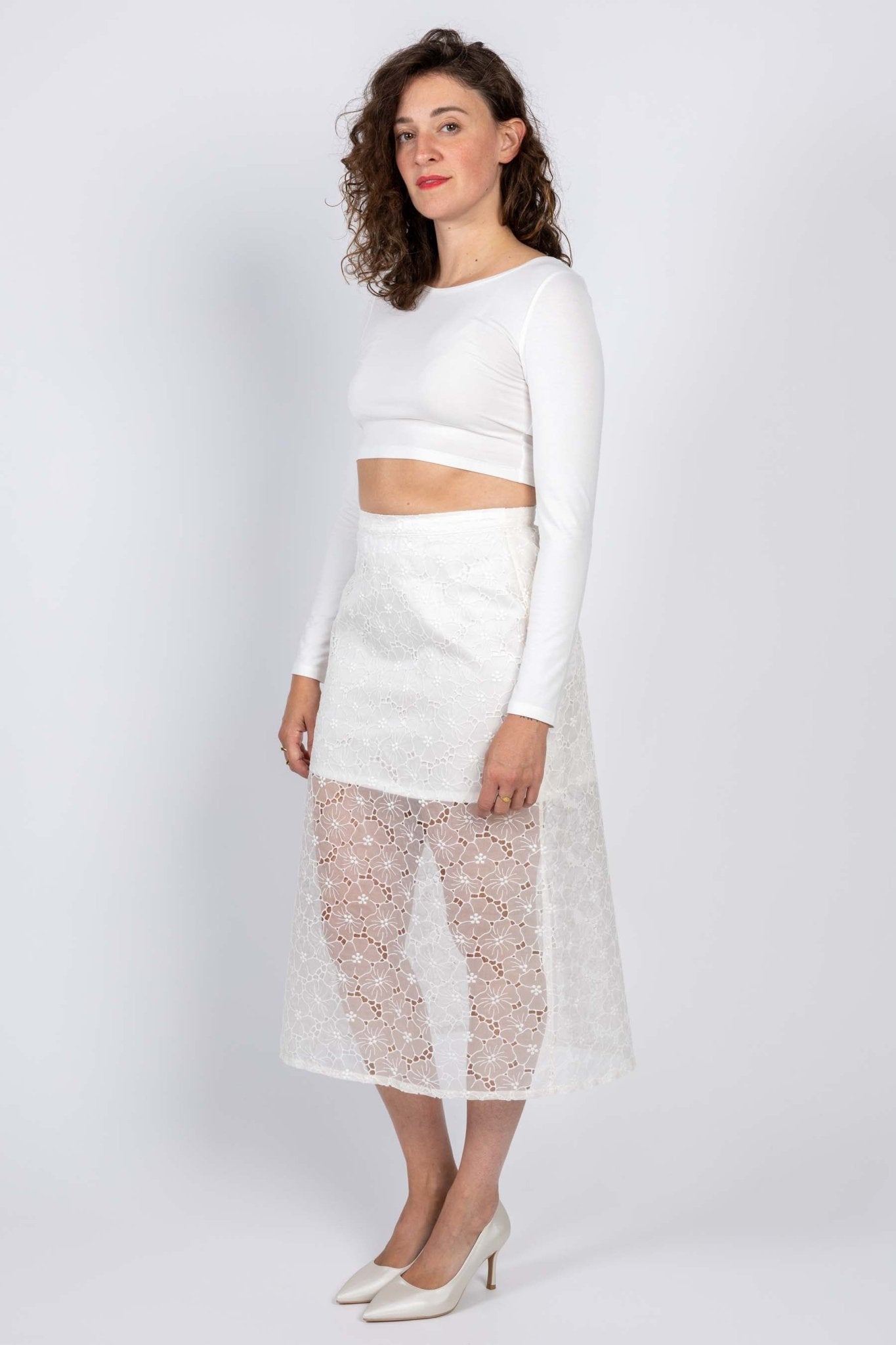 I am RUBY - Denim Skirt Pattern - I AM PATTERNS - Simplifi Fabric