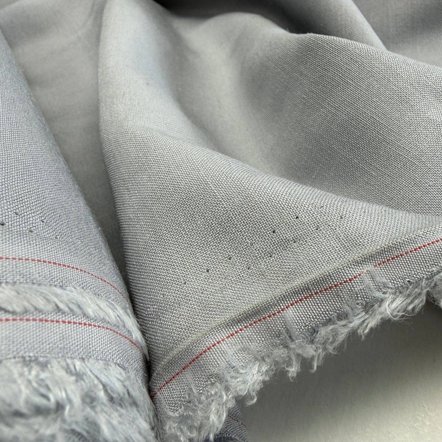 Linen + Viscose + Cotton Mix - Whisper Grey/Blue - Simplifi Fabric