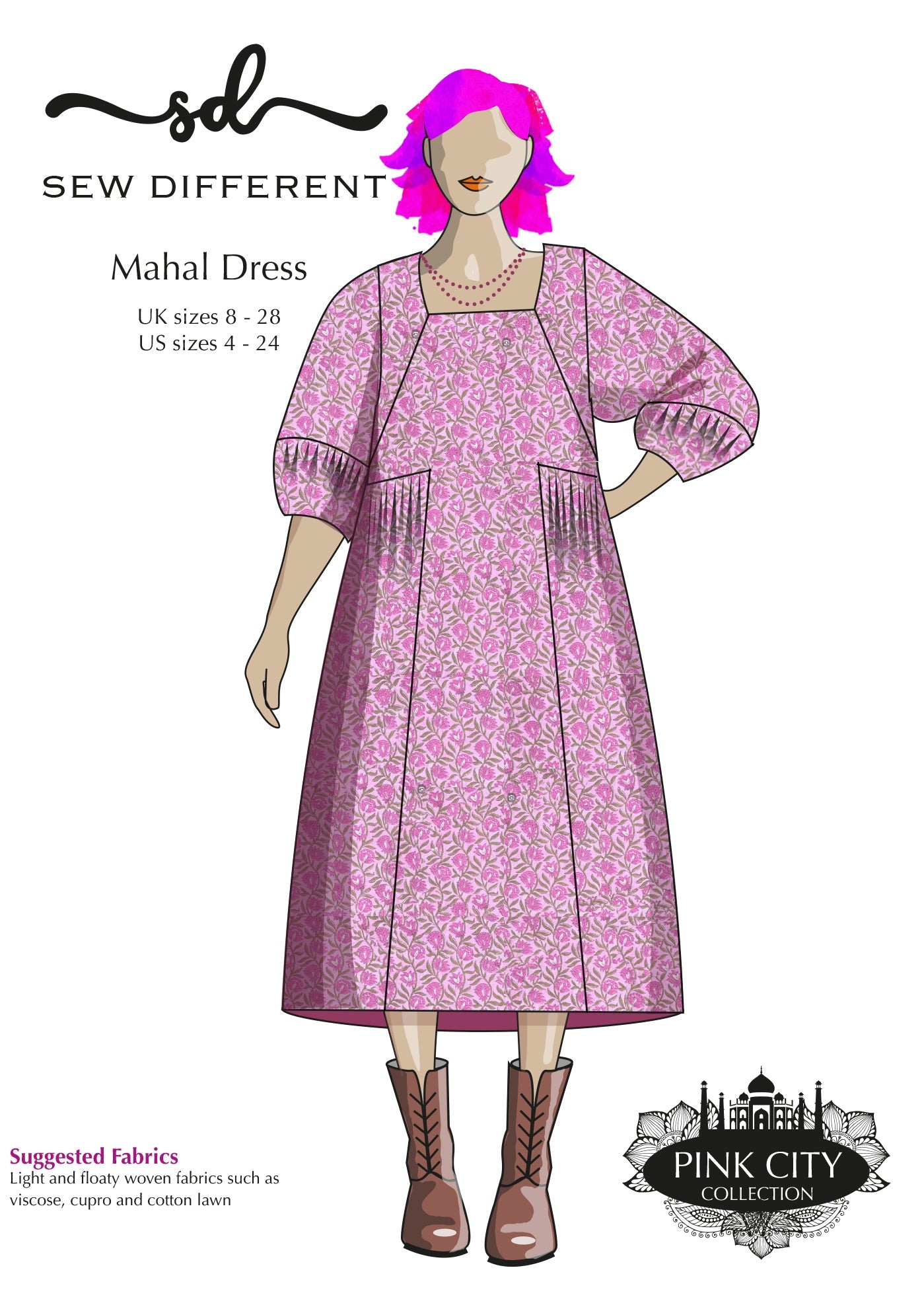 Mahal Dress - Paper Sewing Pattern