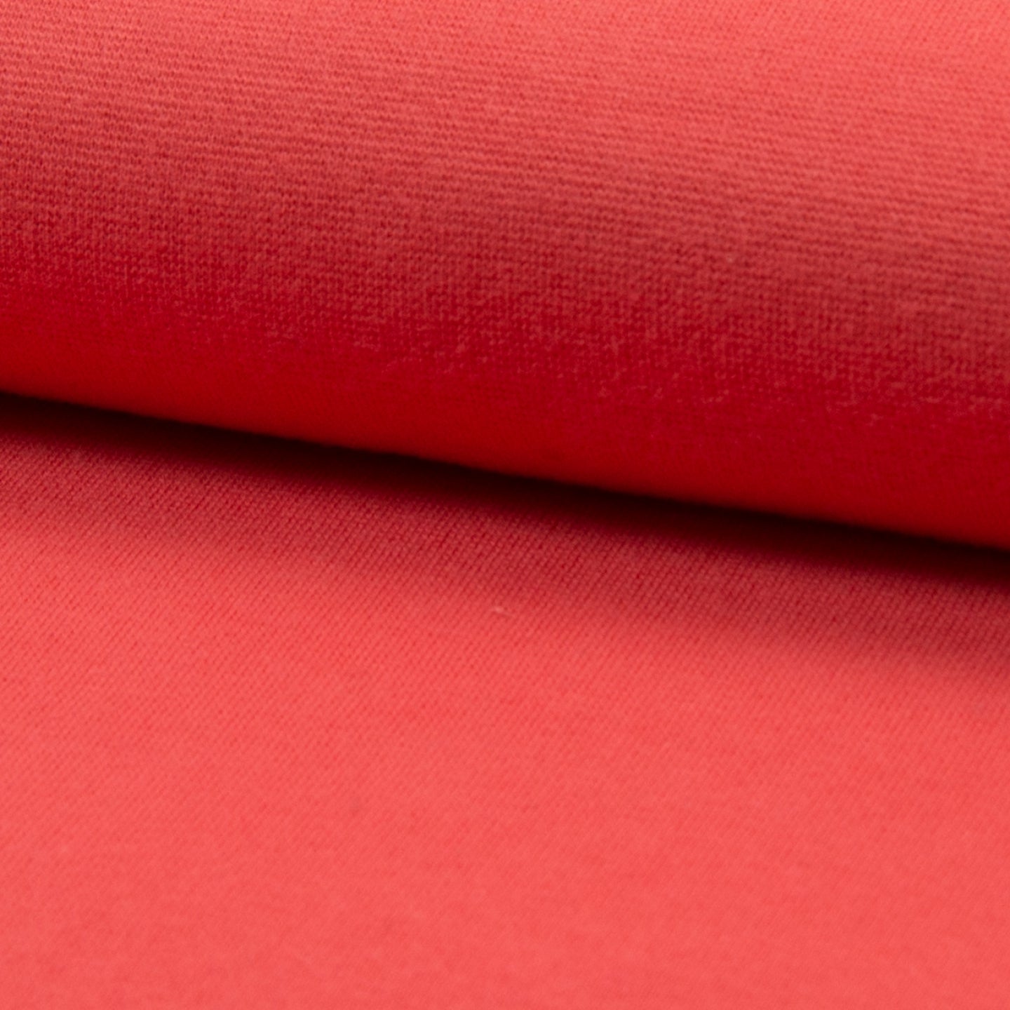 Organic 1x1 Ribbing - European Import - Coral - Simplifi Fabric