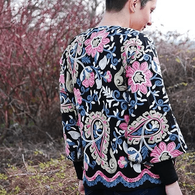 Origami Shrug Paper Pattern - Two Stitches Patterns - Simplifi Fabric