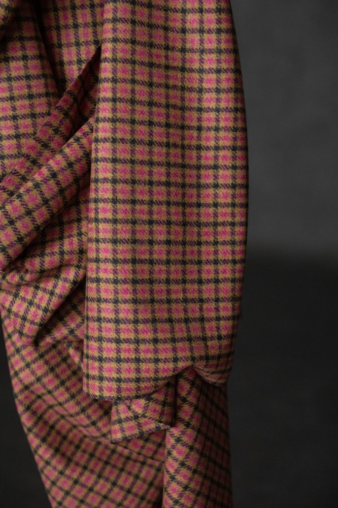 Raspberry Butterscotch British Wool Coating - Merchant & Mills - Simplifi Fabric