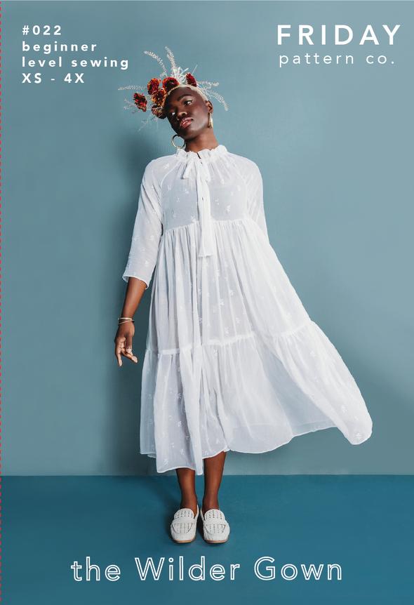 The Wilder Gown Pattern - Friday Pattern Company Simplifi Fabric The Wilder Gown Pattern - Friday Pattern Company Simplifi Fabric