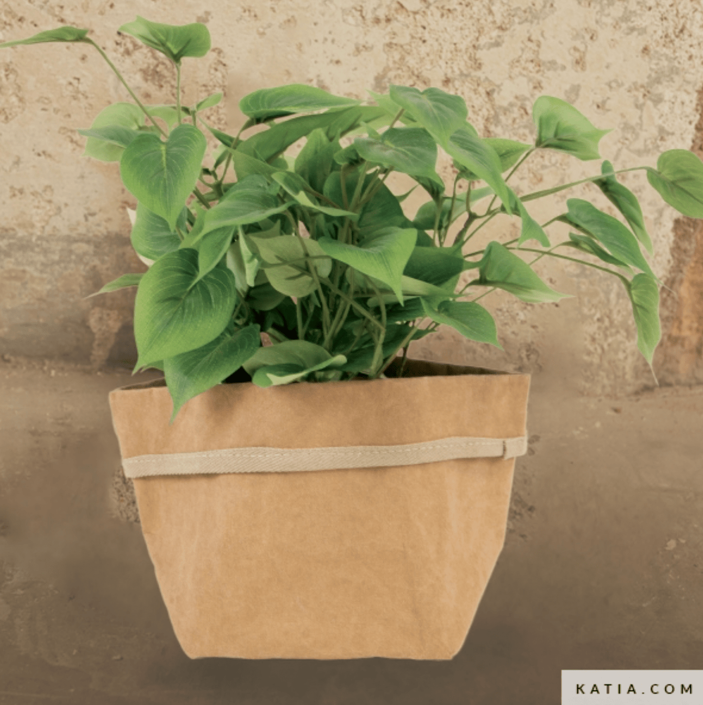 Washable Kraft Paper Fabric - Kraft - Katia - Simplifi Fabric