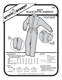 Men’s Black Butte Jumpsuit Pattern - 142 - The Green Pepper Patterns