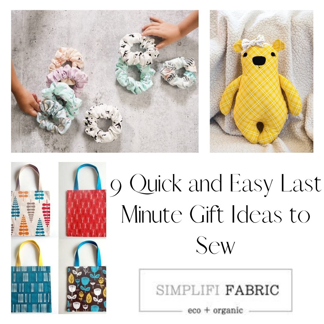 9 Quick and Easy Last Minute Gift Ideas to Sew