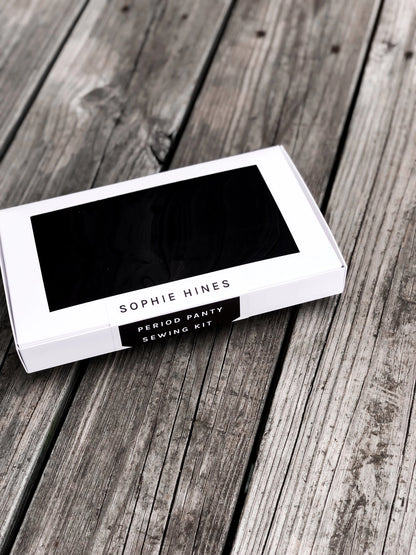 Period Panty Sewing Kit® - Black - Sophie Hines