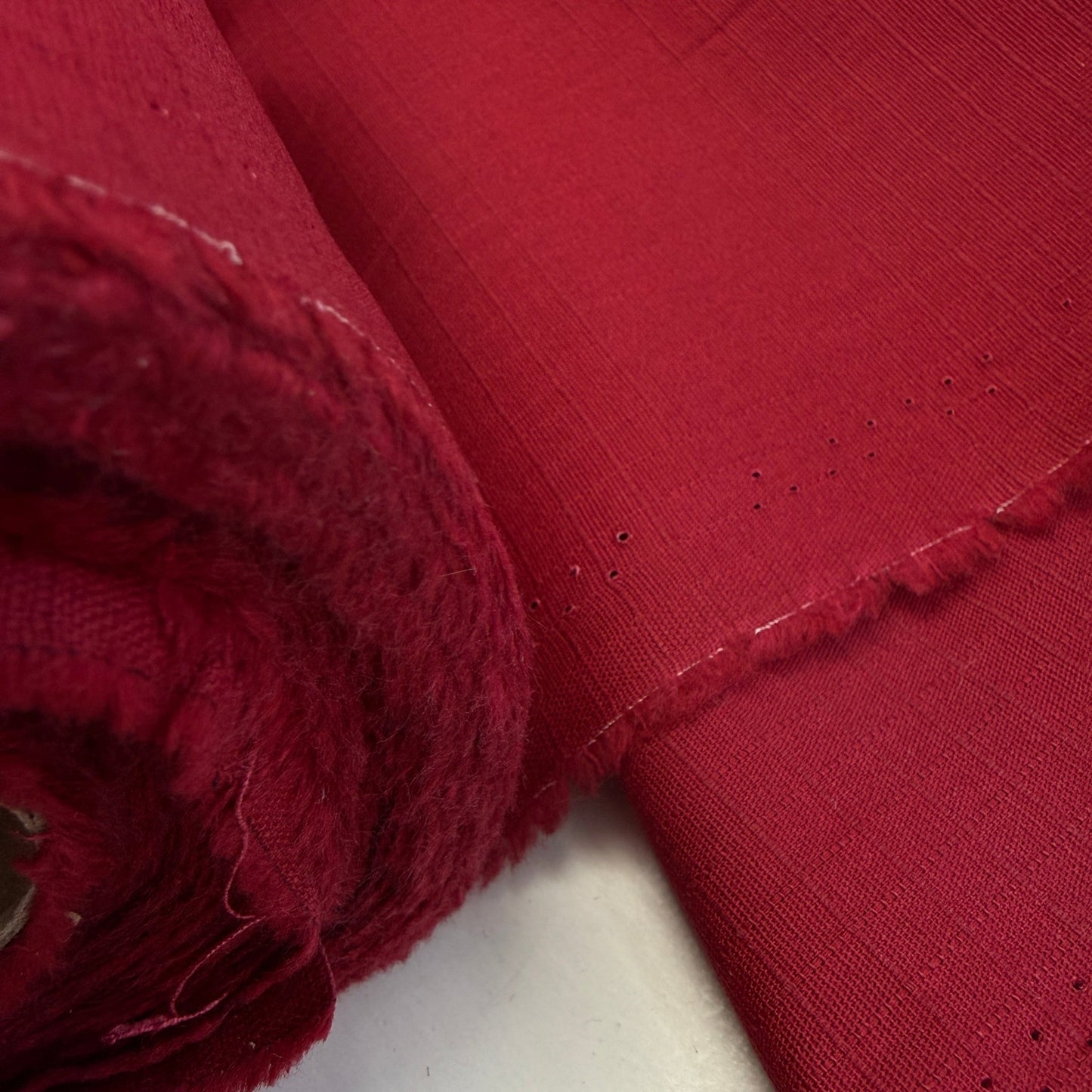 100% Cotton Ripstop (approx. 7.67oz/260 GSM) - Red - Simplifi Fabric