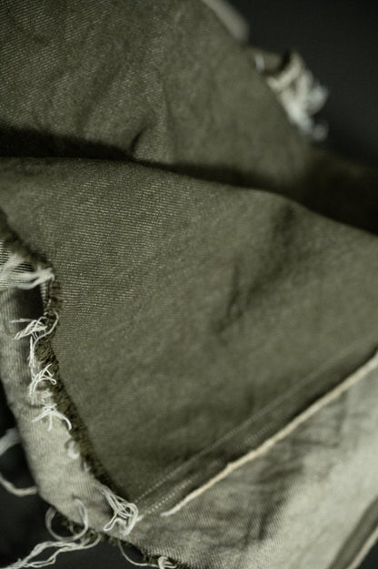 10oz Organic Cotton Denim - Military Green - Merchant & Mills - Simplifi Fabric
