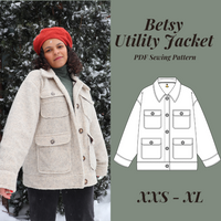 Betsy Utility Jacket PDF Pattern - Lydia Naomi