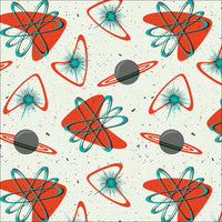 Atomic Space - Blast Off - Hang Tight Studio - Cloud 9 Fabrics - Poplin