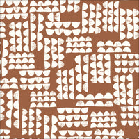 Ridge - Brown - Imprint - Eloise Renouf - Cloud 9 Fabrics - Poplin