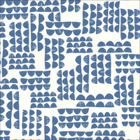 Ridge - Blue - Imprint - Eloise Renouf - Cloud 9 Fabrics - Poplin