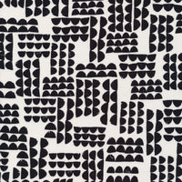 Ridge - Black - Imprint - Eloise Renouf - Cloud 9 Fabrics - Poplin