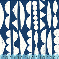 Shape Sorter - Blue - Imprint 108" - Eloise Renouf - Cloud 9 Fabrics - Poplin