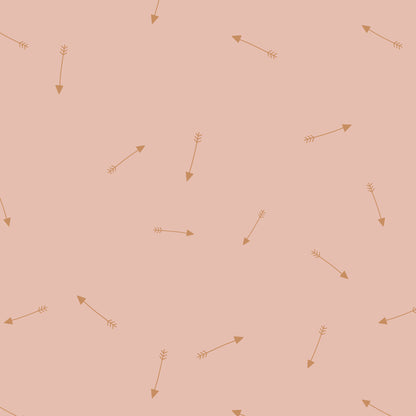 Aim High - Pink - Backwoods and Boots - Softly Studio - Cloud 9 Fabrics - Poplin