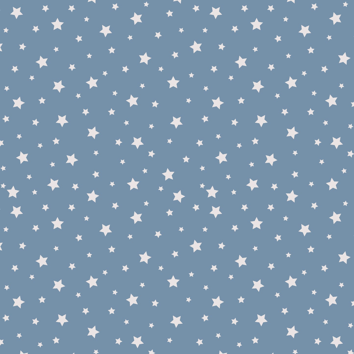 Under The Same Stars - Blue - Backwoods and Boots - Softly Studio - Cloud 9 Fabrics - Poplin