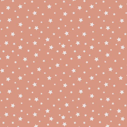 Under The Same Stars - Pink - Backwoods and Boots - Softly Studio - Cloud 9 Fabrics - Poplin