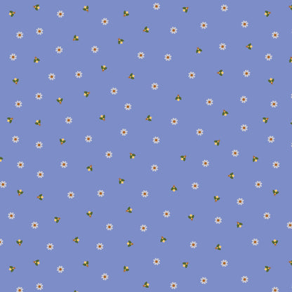 Firefly Twilight - Blue - Firefly Moon - Leah Duncan - Cloud 9 Fabrics - Poplin
