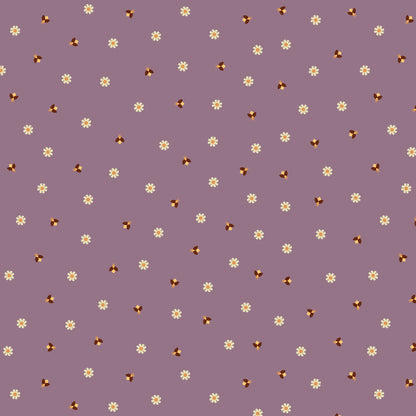 Firefly Twilight - Grape - Firefly Moon - Leah Duncan - Cloud 9 Fabrics - Poplin