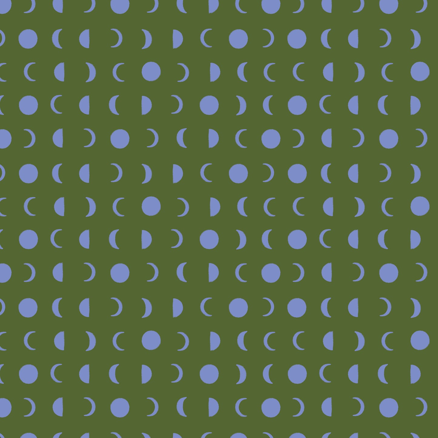 Lunar - Green - Firefly Moon - Leah Duncan - Cloud 9 Fabrics - Poplin